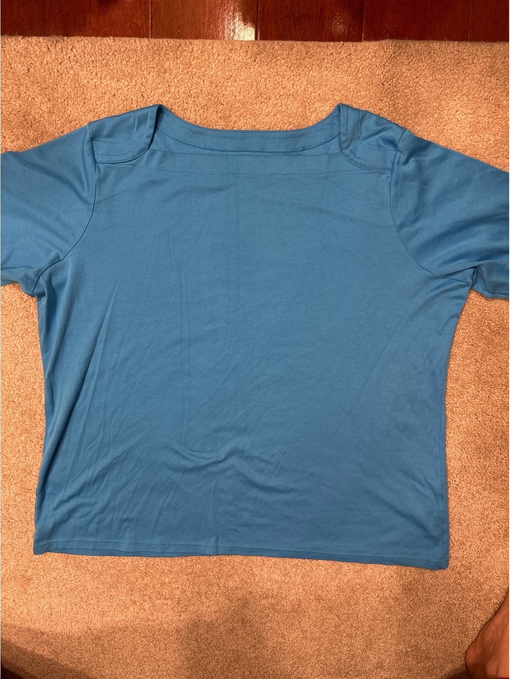 (5)L.L.Bean Women's XL Regular Blue 100% Supima Cotton T-Shirt